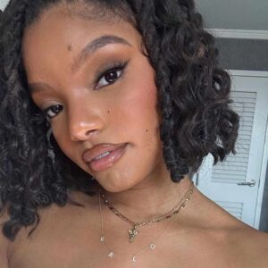 Halle Bailey Just Got a Cute Curly Bob