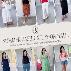 Summer Fashion Try-On Haul: Zella, Evereve, Jenni Kayne, Gap Factory & More